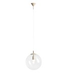 Beige pendant lamps - Aldex Pendant Lamp Globe Beige 1 x max 15W LED (562G17) - product 1