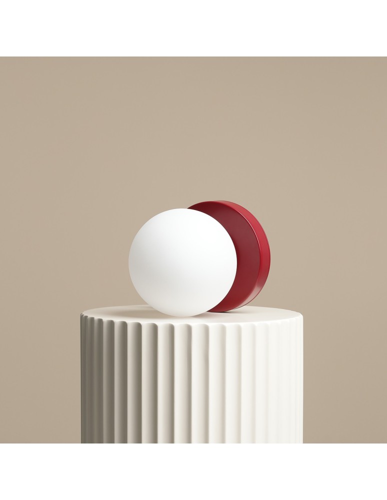 Youth table lamps - Aldex Desk Lamp Ball Red Wine S 1 x max 10W LED (1076B15_S) - product kolory-swiatla.pl 3
