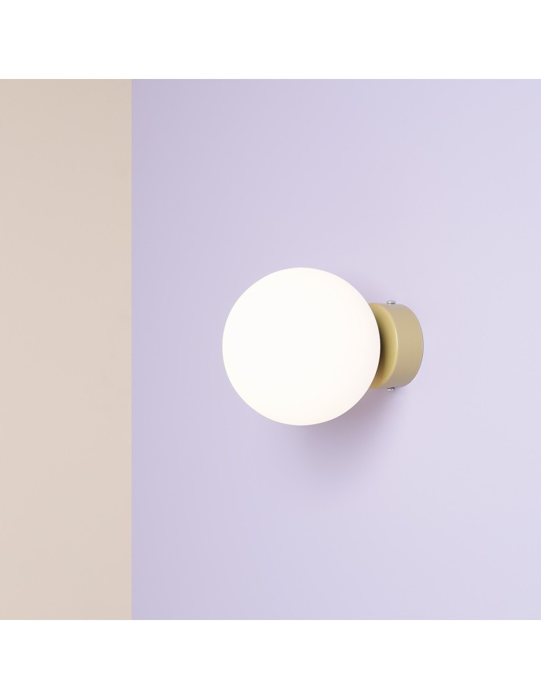 Wall lamps spheres - Aldex Wall lamp Ball Pistachio S 1 x max 10W LED (1076C12_S ) - product kolory-swiatla.pl 4