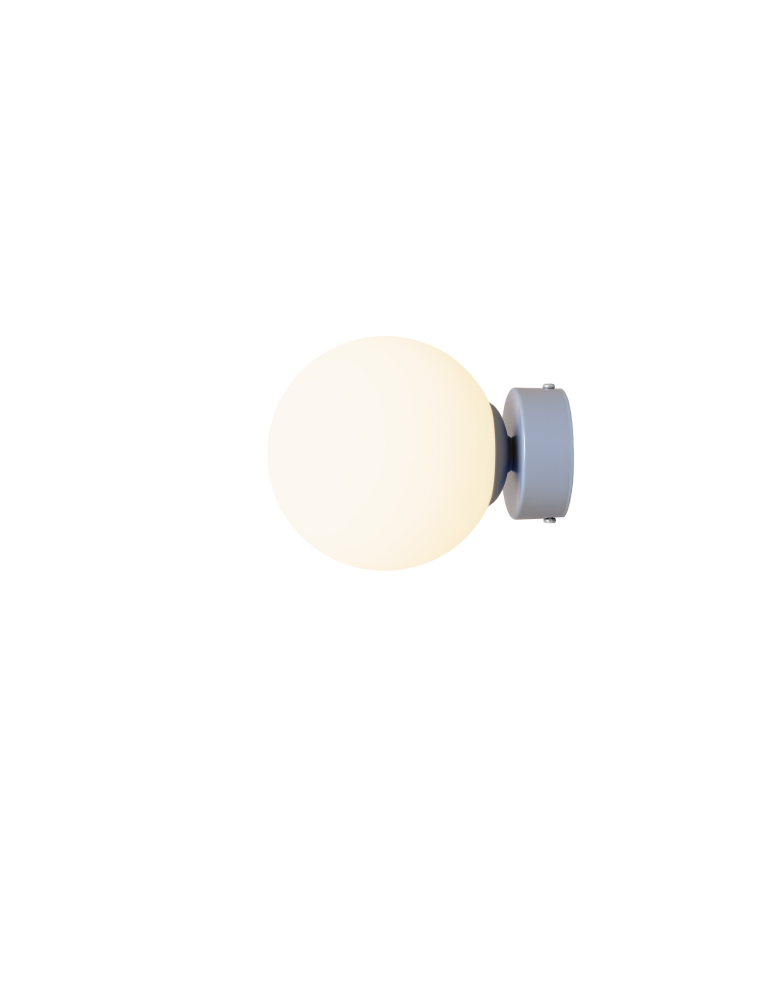 Wall lamps spheres - Aldex Wall lamp Ball Dusty Blue S 1 x max 10W LED (1076C16_S ) - product kolory-swiatla.pl 2