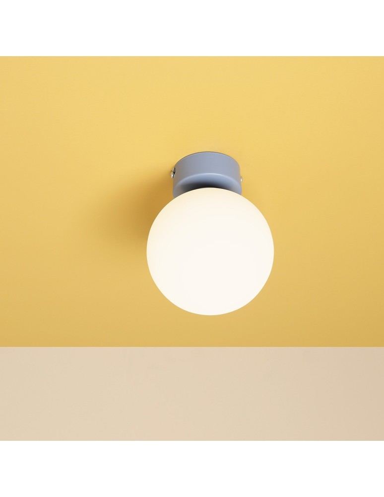 Wall lamps spheres - Aldex Wall lamp Ball Dusty Blue S 1 x max 10W LED (1076C16_S ) - product kolory-swiatla.pl 4