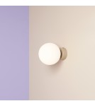 Wall lamps spheres - Aldex Wall lamp Ball Beige S 1 x max 10W LED (1076C17_S) - product 3