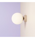 Wall lamps spheres - Aldex Wall lamp Ball Beige S 1 x max 10W LED (1076C17_S) - product 4