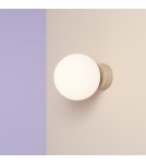 Wall lamps spheres - Aldex Wall lamp Ball Beige S 1 x max 10W LED (1076C17_S) - product 5