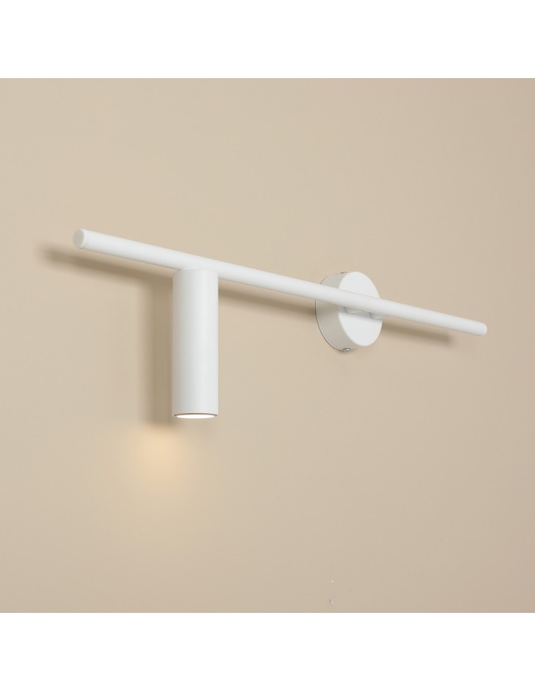 Tube wall lamps - Aldex Wall lamp Trevo All White (Left) 1 x 35W (1104C) - product kolory-swiatla.pl 3