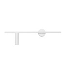 Tube wall lamps - Aldex Wall lamp Trevo All White (Left) 1 x 35W (1104C) - product 4