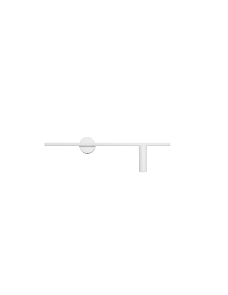 Tube wall lamps - Aldex Wall lamp Trevo All White (Right) 1 x 35W (1104C_2) - product kolory-swiatla.pl 1