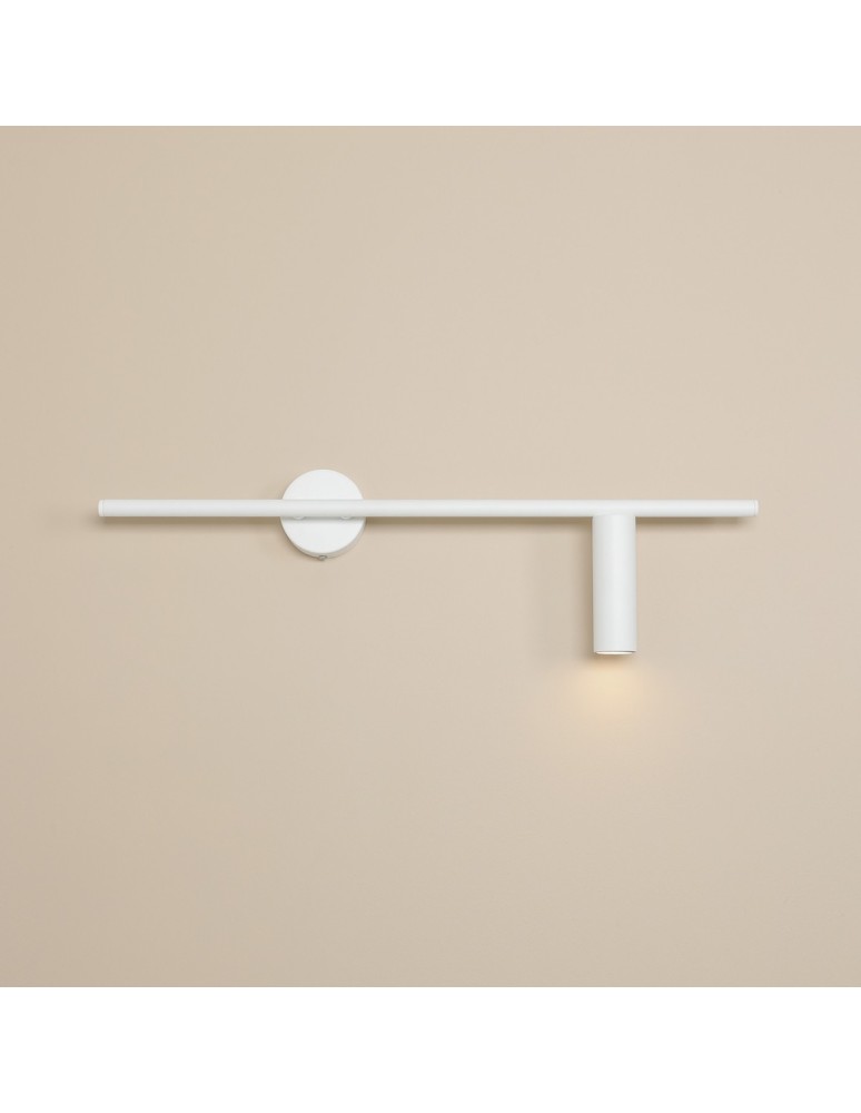 Tube wall lamps - Aldex Wall lamp Trevo All White (Right) 1 x 35W (1104C_2) - product kolory-swiatla.pl 2