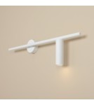 Tube wall lamps - Aldex Wall lamp Trevo All White (Right) 1 x 35W (1104C_2) - product 3