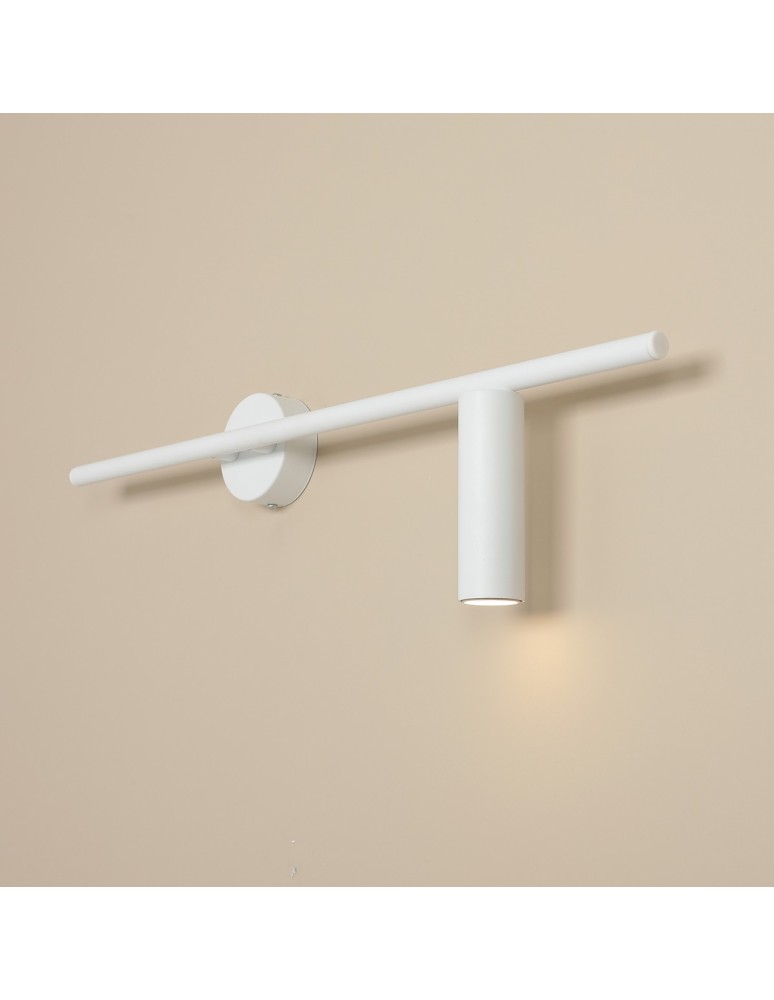 Tube wall lamps - Aldex Wall lamp Trevo All White (Right) 1 x 35W (1104C_2) - product kolory-swiatla.pl 3