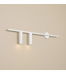 Tube wall lamps - Aldex Wall lamp Trevo 2 All White (Left) 2 x 35W (1104D) - product 3