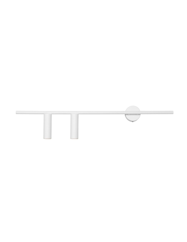 Tube wall lamps - Aldex Wall lamp Trevo 2 All White (Left) 2 x 35W (1104D) - product kolory-swiatla.pl 4