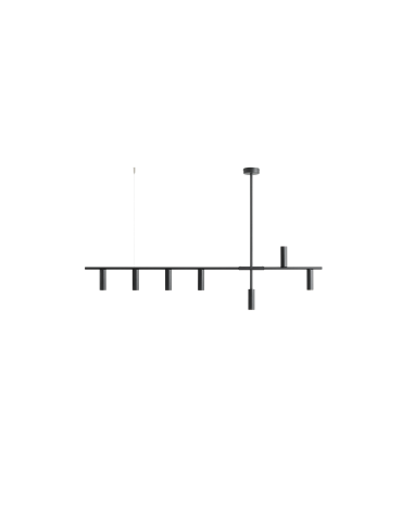 Aldex Pendant Lamp Trevo 7 All Black 7 x 35W (1104T1)