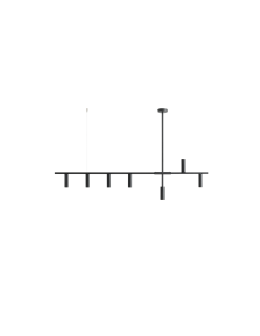 Aldex Lampa Wiszaca Trevo 7 All Czarny 7 x 35W (1104T1)