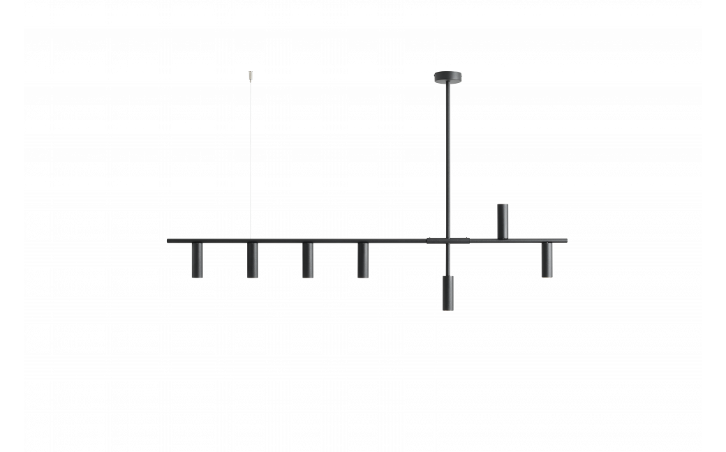 Aldex Lampa Wiszaca Trevo 7 All Czarny 7 x 35W (1104T1)