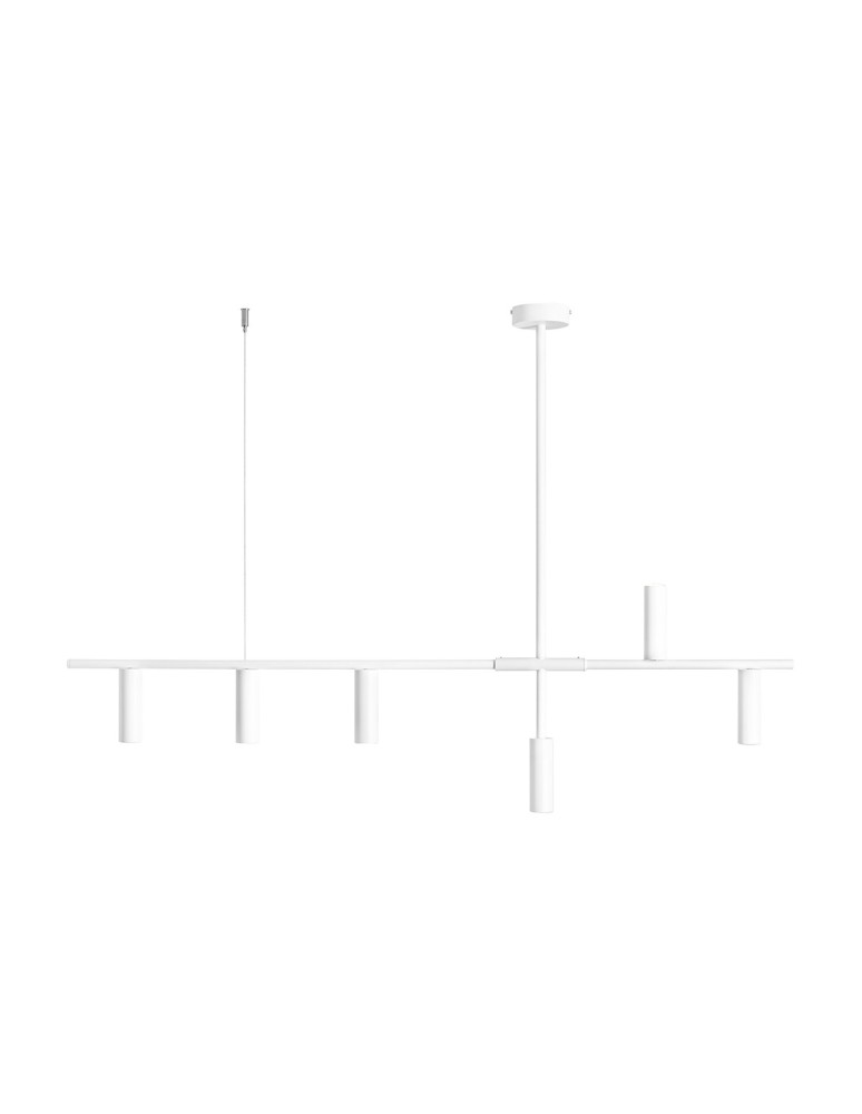 Pendant tube lamps - Aldex Trevo 6 All White 6 x 35W Pendant Lamp (1104K) - product kolory-swiatla.pl 1