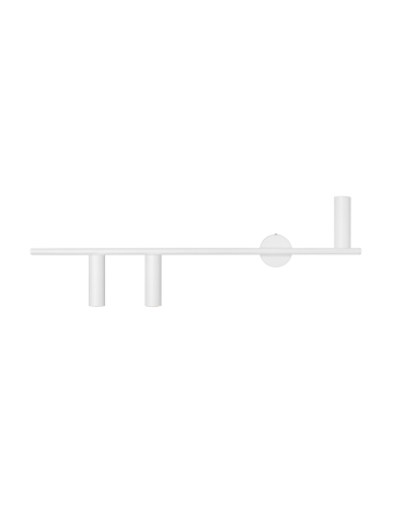 Aldex Wall lamp Trevo 3 All White (Left) 3 x 35W (1104Y)
