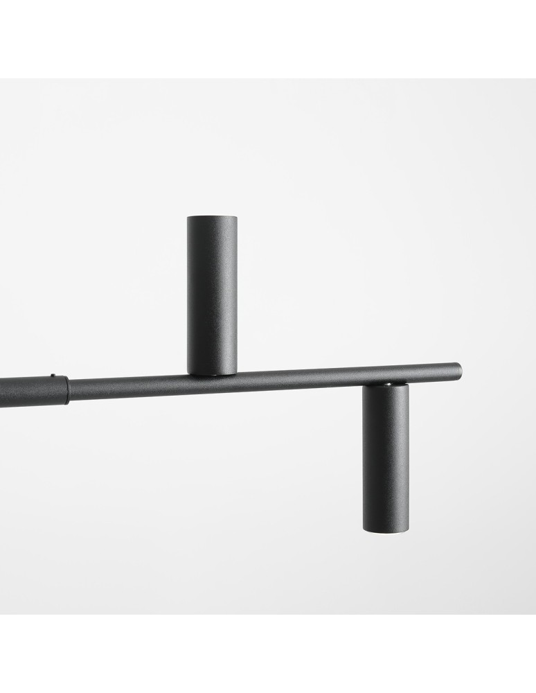 Pendant lamps over the island - Aldex Pendant Lamp Trevo 7 All Black 7 x 35W (1104T1) - product kolory-swiatla.pl 4