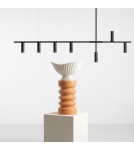 Pendant lamps over the island - Aldex Pendant Lamp Trevo 7 All Black 7 x 35W (1104T1) - product 5