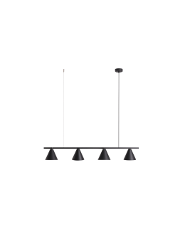Aldex Pendant Lamp Form 4 Black 4 x max 15W LED (1108L1) - product 2