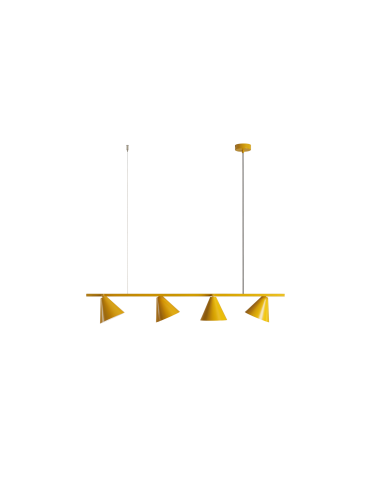 Aldex Pendant Lamp Form 4 Mustard 4 x max 15W LED (1108L14) - product 2