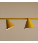 Yellow pendant lamps - Aldex Pendant Lamp Form 4 Mustard 4 x max 15W LED (1108L14) - product 3