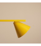 Yellow pendant lamps - Aldex Pendant Lamp Form 4 Mustard 4 x max 15W LED (1108L14) - product 4