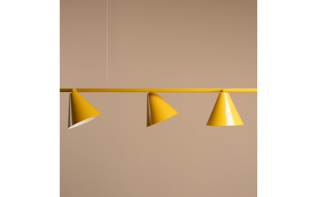 Aldex Lampa Wisząca Form 4 Mustard 4 x max 15W LED (1108L14)