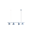 Pendant lamps over the island - Aldex Pendant Lamp Form 4 Dusty Blue 4 x max 15W LED (1108L16). - product 2