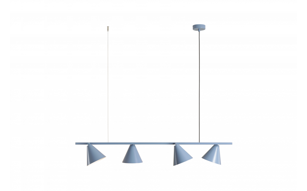 Aldex Lampa Wisząca Form 4 Dusty Blue 4 x max 15W LED (1108L16)
