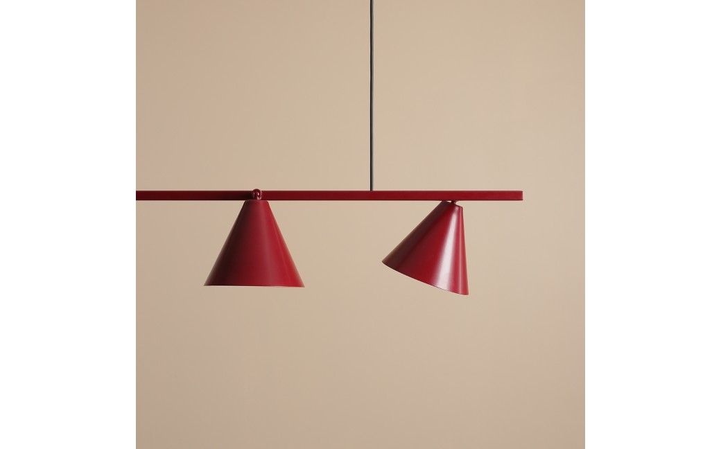 Aldex Lampa Wisząca Form 4 Red Wine 4 x max 15W LED (1108L15)