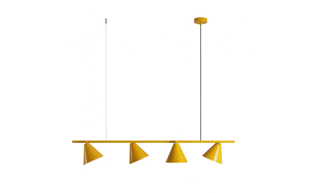 Aldex Lampa Wisząca Form 4 Mustard 4 x max 15W LED (1108L14)