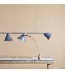 Pendant lamps over the island - Aldex Pendant Lamp Form 4 Dusty Blue 4 x max 15W LED (1108L16). - product 6
