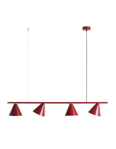 Aldex Pendant Lamp Form 4 Red Wine 4 x max 15W LED (1108L15).