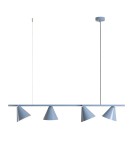 Pendant lamps over the island - Aldex Pendant Lamp Form 4 Dusty Blue 4 x max 15W LED (1108L16). - product 1