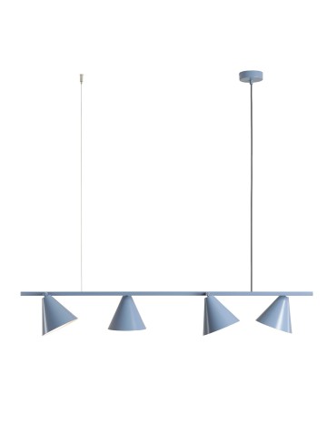 Aldex Pendant Lamp Form 4 Dusty Blue 4 x max 15W LED (1108L16).