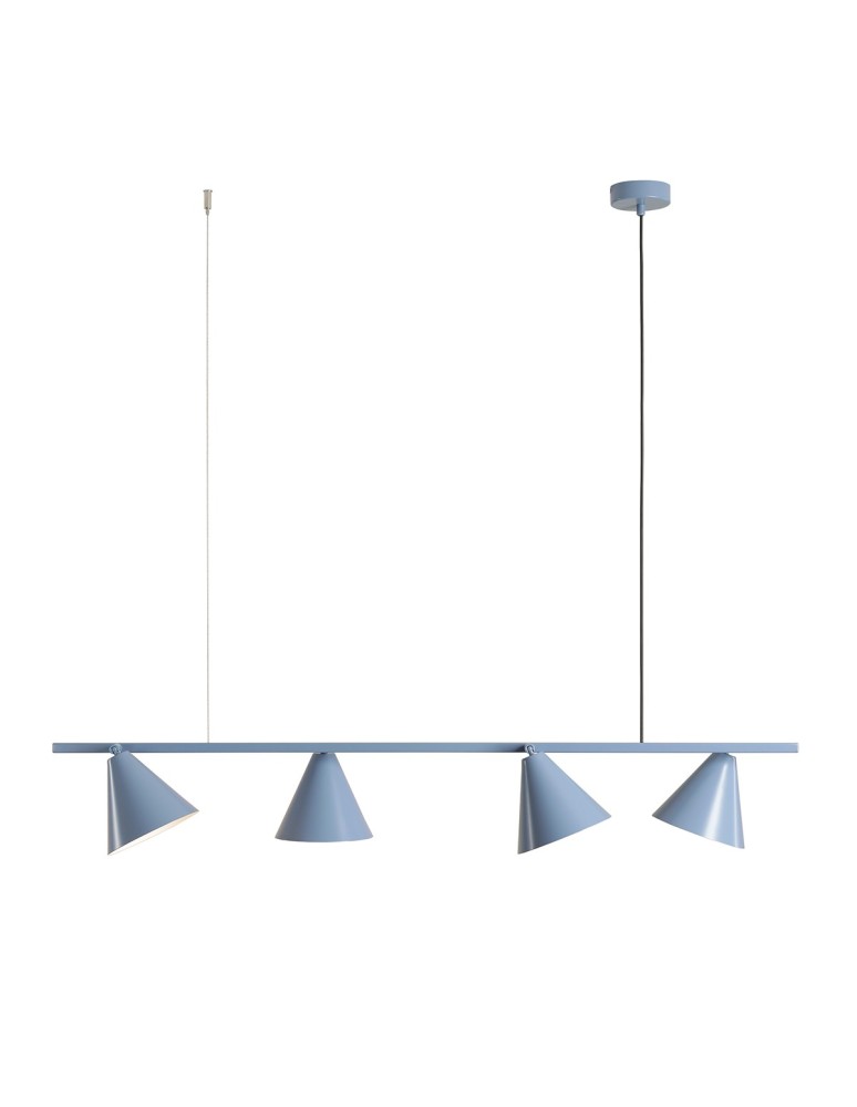 Pendant lamps over the island - Aldex Pendant Lamp Form 4 Dusty Blue 4 x max 15W LED (1108L16). - product kolory-swiatla.pl 1