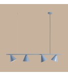 Pendant lamps over the island - Aldex Pendant Lamp Form 4 Dusty Blue 4 x max 15W LED (1108L16). - product 7