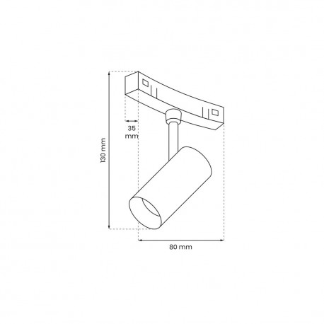 Milagro ROUND MAGNETIC TRACK 7W 4000K śr. 600mm ML8694