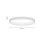 Magnetic rails - Milagro NATINIC MAGNETIC RACK OKRĄG ¶ 900mm ML8699 - product 5