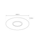 Round ceiling lamps - Milagro Plafond SPARKY 50W + remote control ML8233 - product 5