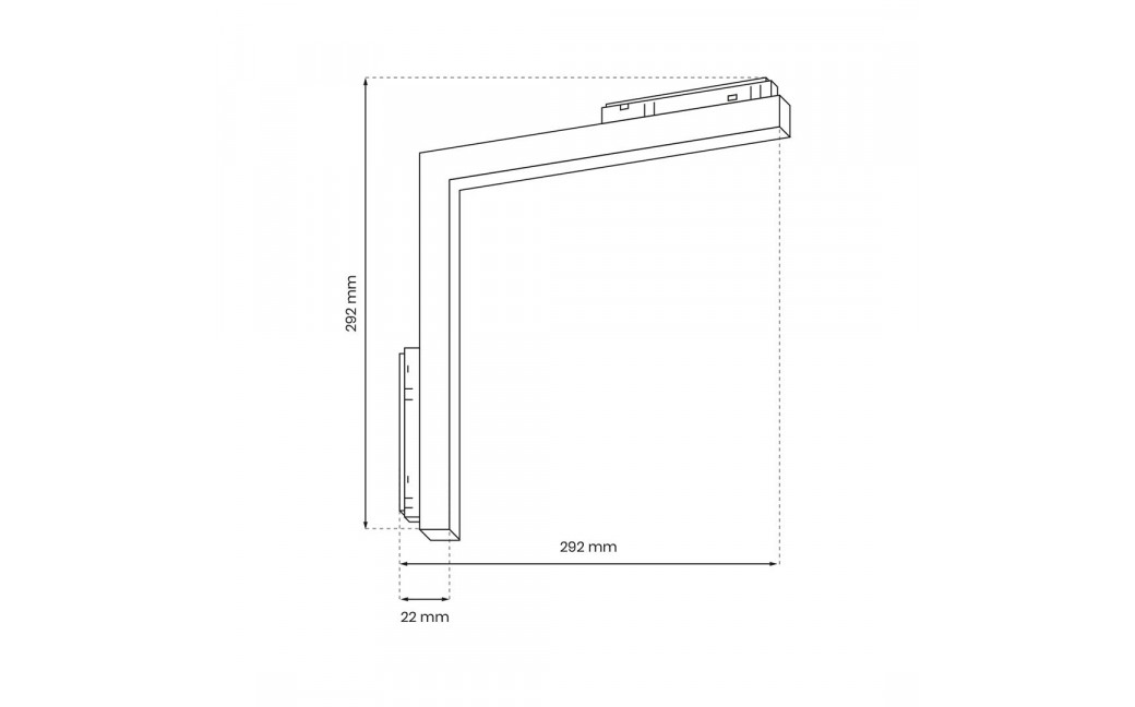 Milagro MAGNETIC TRACK L-DOWN 24W 3000K ML8933