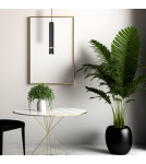 Pendant tube lamps - Milagro JOKER SATIN GOLD 1xGU10 pendant lamp MLP9667 - product 3