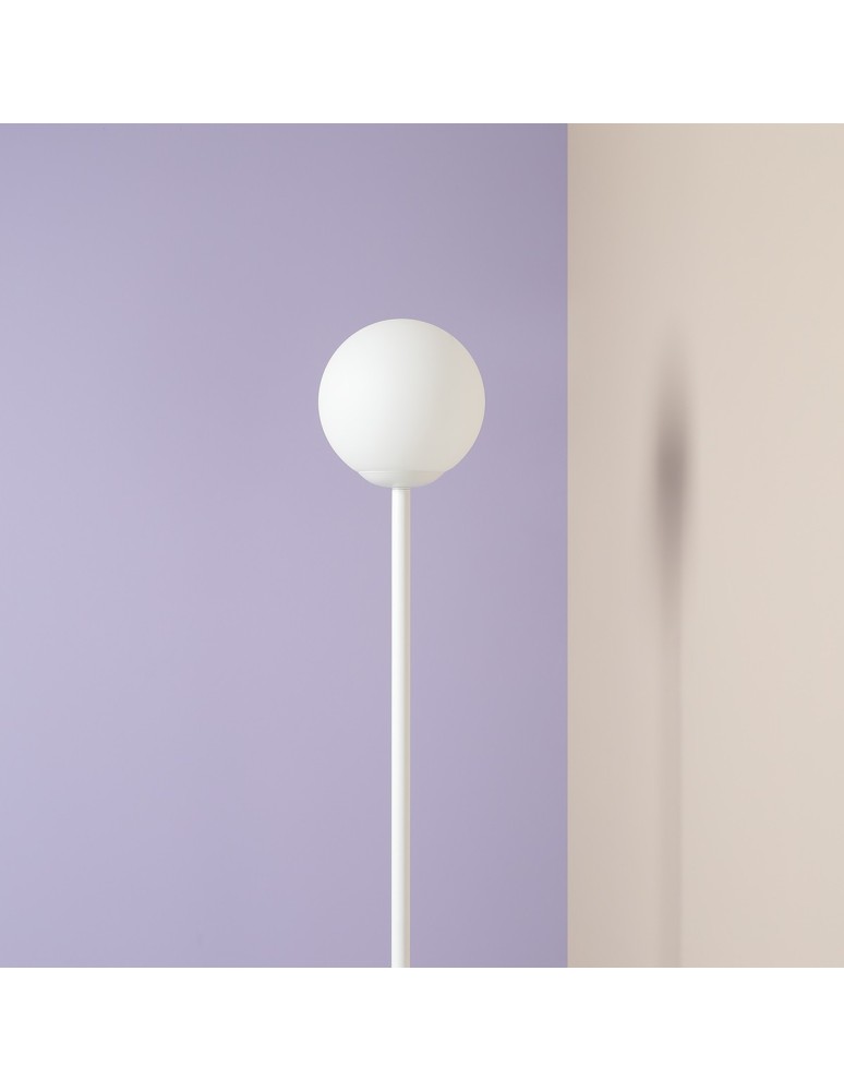 Modern floor lamps - Aldex Pinne White Standing Lamp 1 x max 15W LED (1080A) - product kolory-swiatla.pl 3
