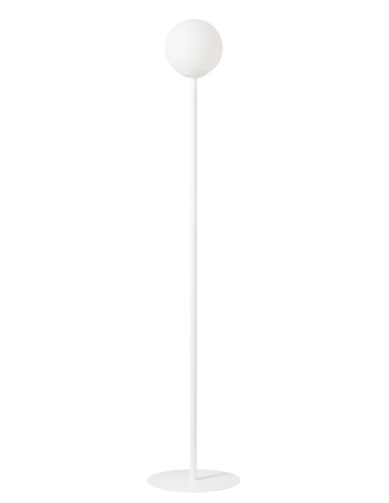 Modern floor lamps - Aldex Pinne White Standing Lamp 1 x max 15W LED (1080A) - product kolory-swiatla.pl 4