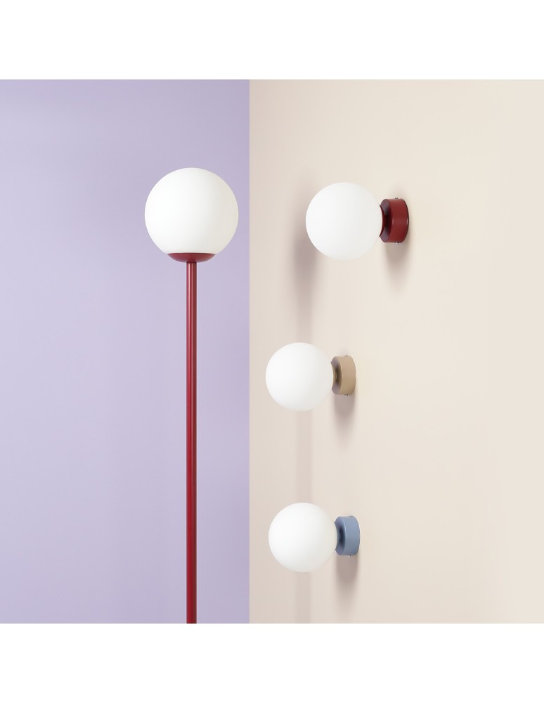 Modern floor lamps - Aldex Pinne Red Wine Standing Lamp 1 x max 15W LED (1080A15) - product kolory-swiatla.pl 5