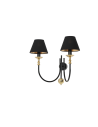 Aldex Wall lamp Roma 2 Black 2 x max 10W LED (1118D1)