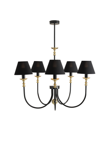 Aldex Chandelier Roma 5 Black 5 x max 10W LED (1118F1)