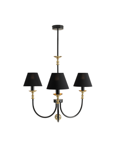 Aldex Chandelier Roma 3 Black 3 x max 10W LED (1118E_1)