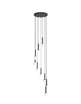 Aldex Lampa Wisząca Riu 9 All Czarny 9 x max 5W LED (1117N1)